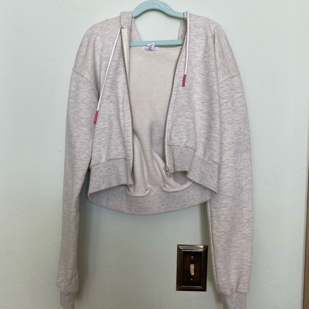 Cropped zip up from Tillys